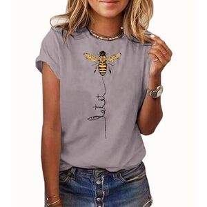 Woman's "Let It Bee" Graphic Tee